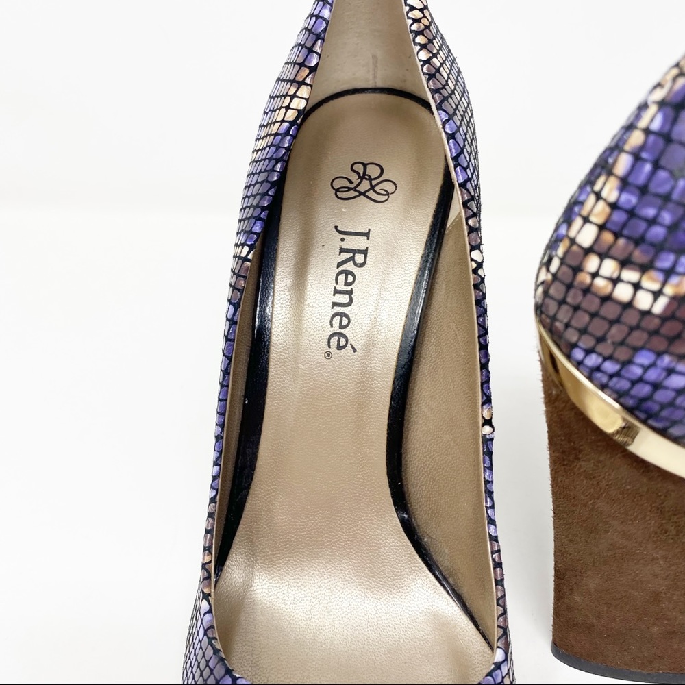 J.RENEE RATTLE SNAKE PRINT PUMP 9 - Picture 6 of 13